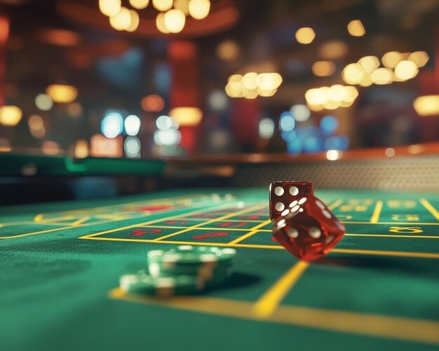 Live roulette table with dealer and players